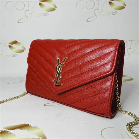 ysl clutch bag red|YSL clutch bag saweetie.